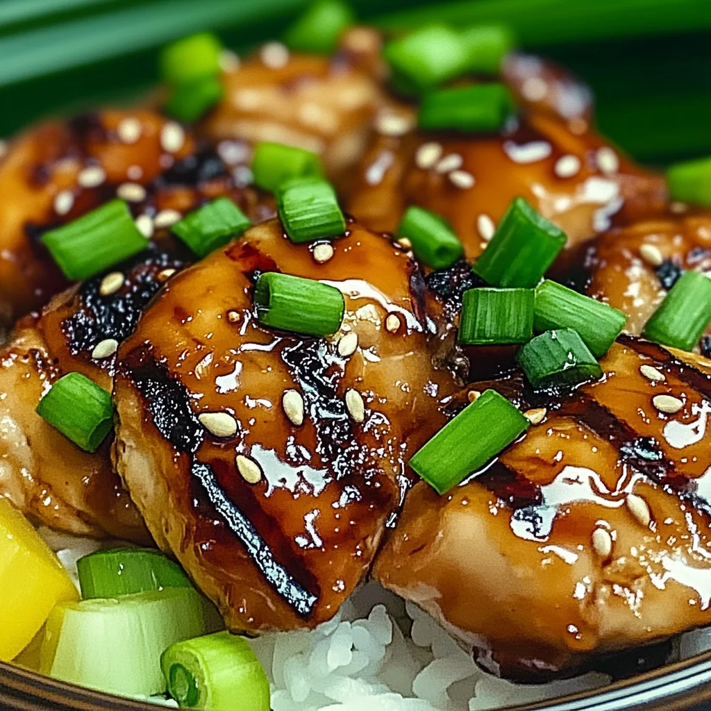 Hawaiian Style Teriyaki Chicken