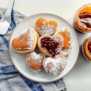 Heart-Shaped Doughnuts