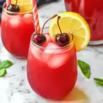 Homemade Cherry Lemonade