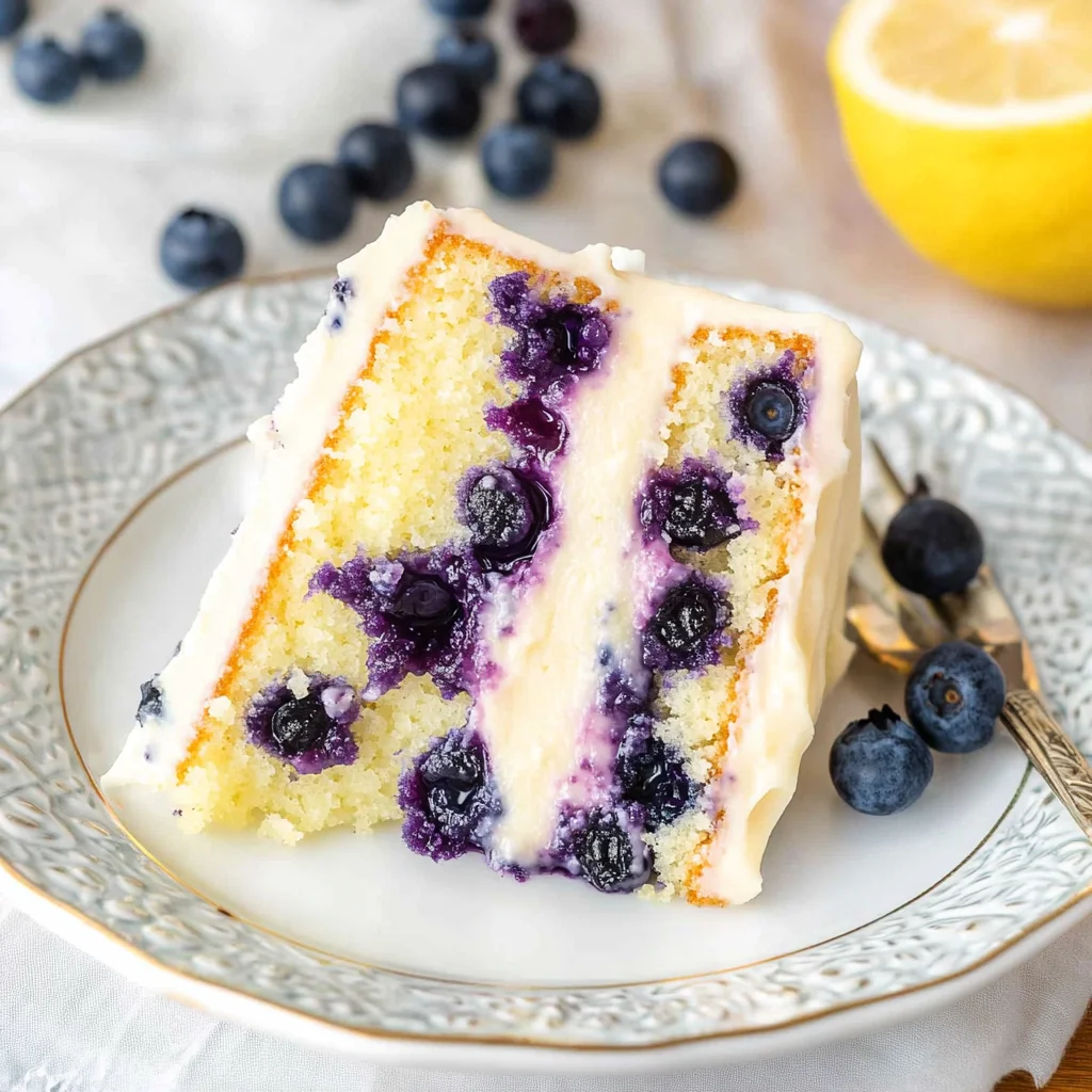 Lemon Blueberry Cake