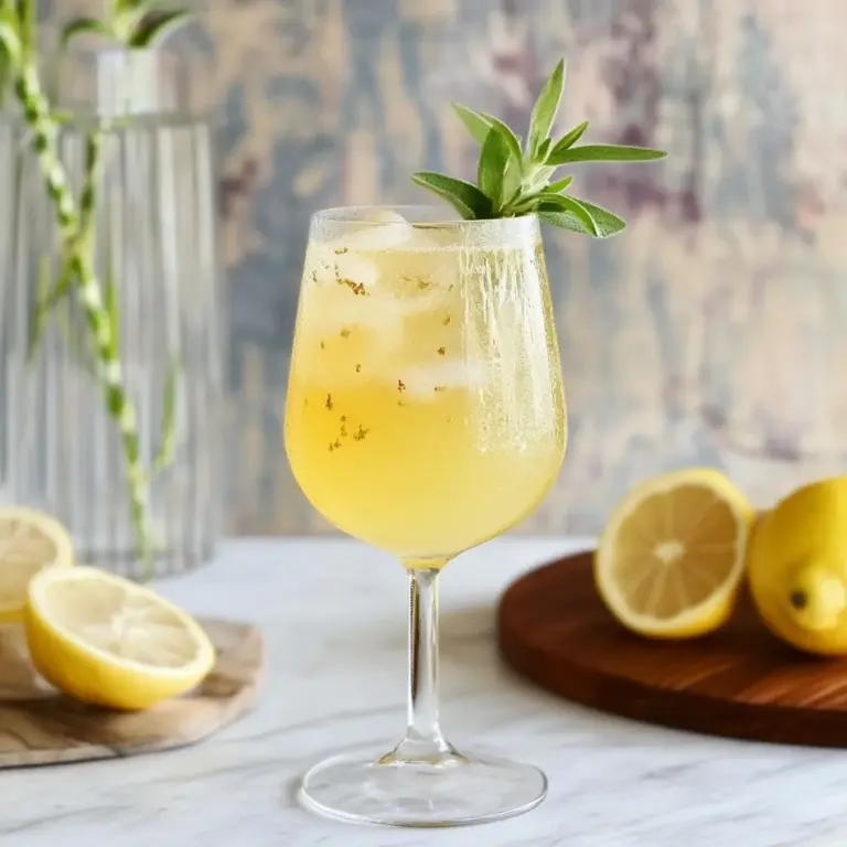 Lemon Verbena Spritz Cocktail Recipe