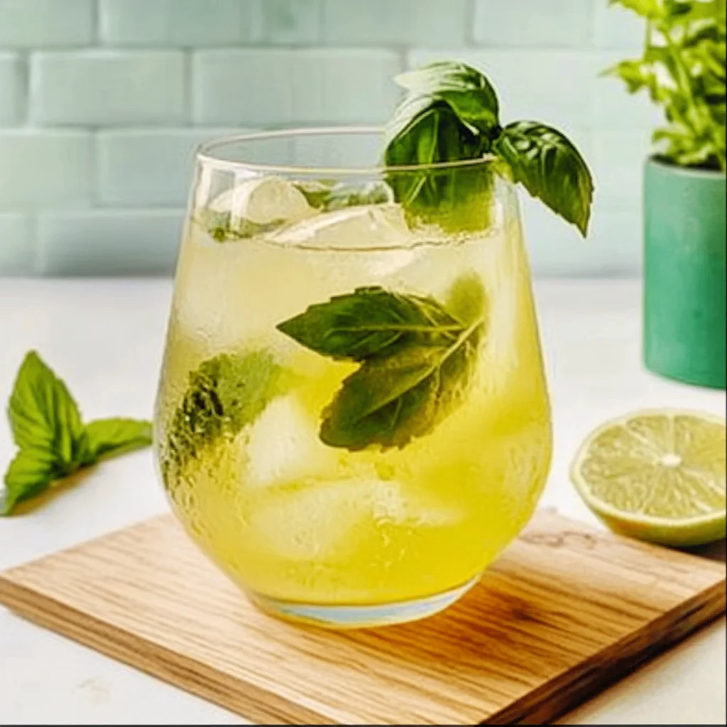 Limoncello Spritz With Basil or Mint