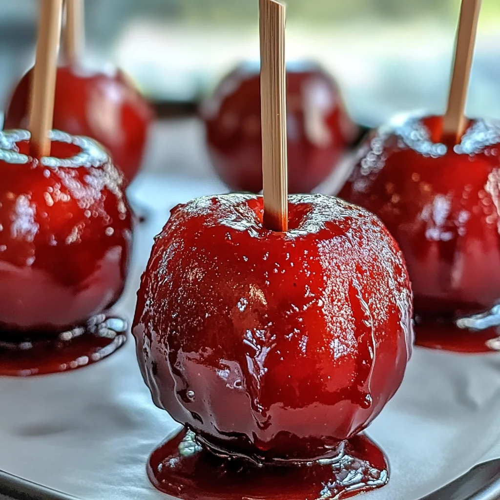 Mini Candy Apples Sticks