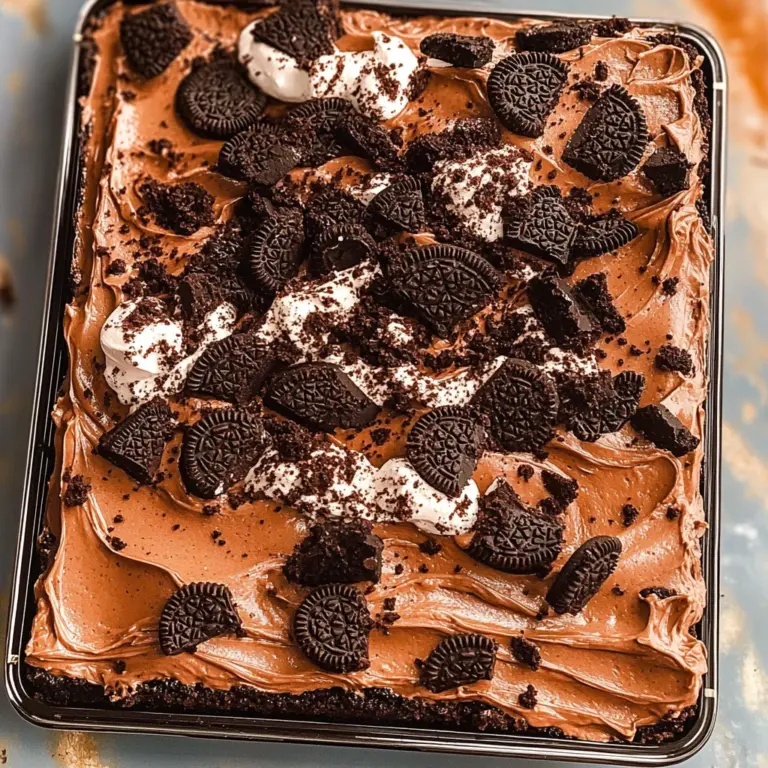 Oreo Dirt Cake