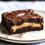 Peanut Butter Stuffed Brownies