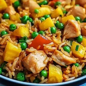 Pineapple Chicken Fried Rice