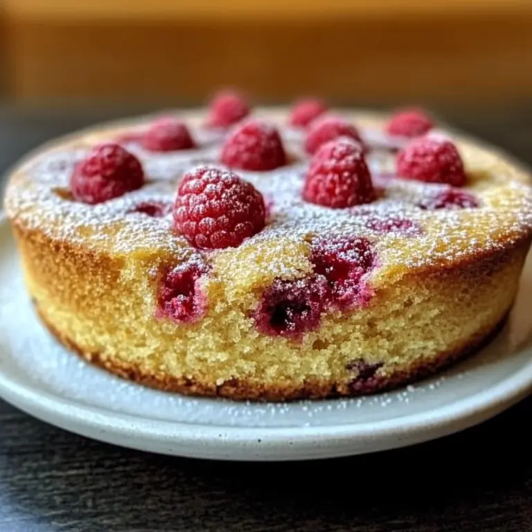 Raspberry Buttermilk Cake