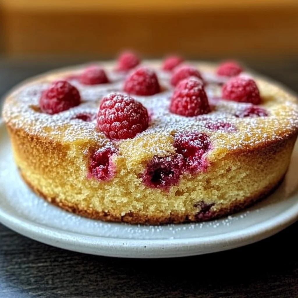 Raspberry Buttermilk Cake