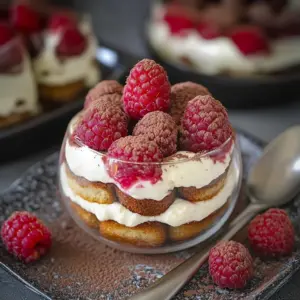 Raspberry Tiramisu