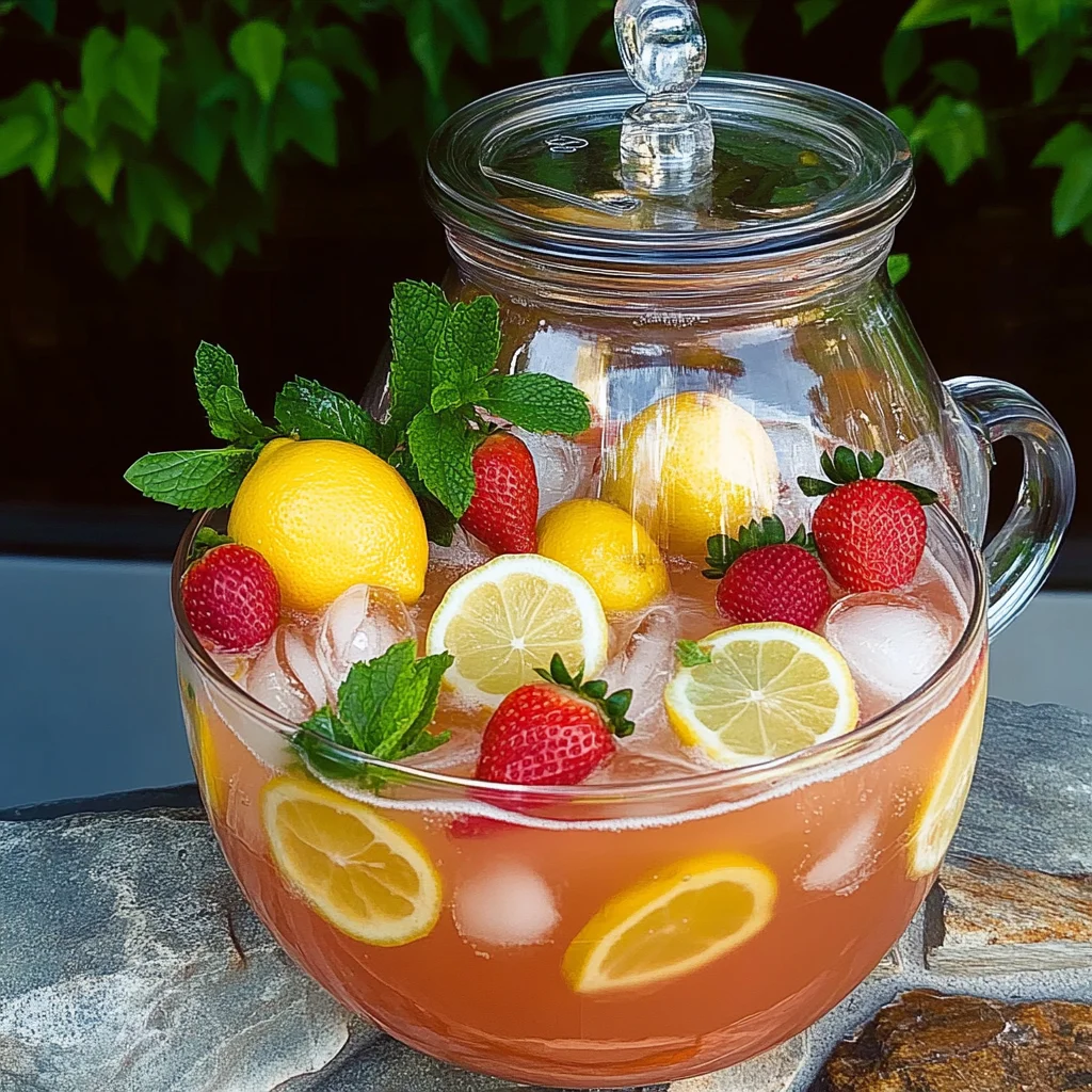 Sparkling Lemonade Punch Recipe