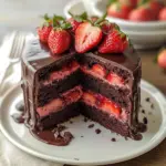 Strawberry Chocolate Cake – A Luscious, Decadent Treat