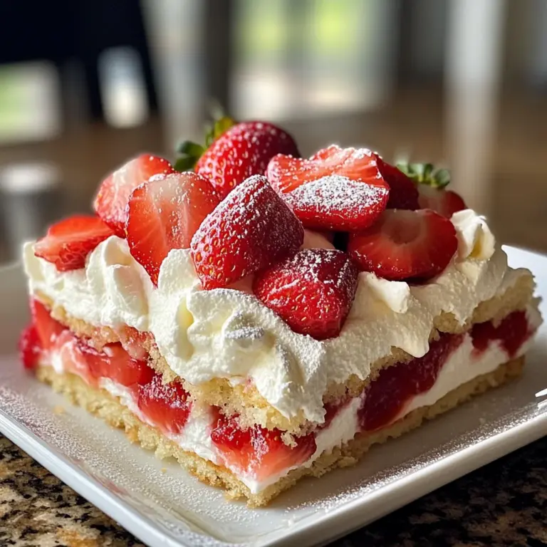 Strawberry Sheet Shortcake