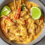 Thai Curry Noodles With Chicken (Crazy Good Sauce!)