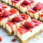The BEST Philadelphia Cheesecake Bars (Snack Bars)