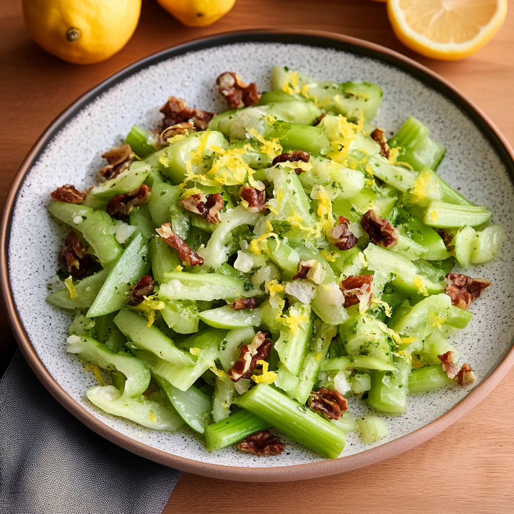 Celery Salad With Lemon Zest