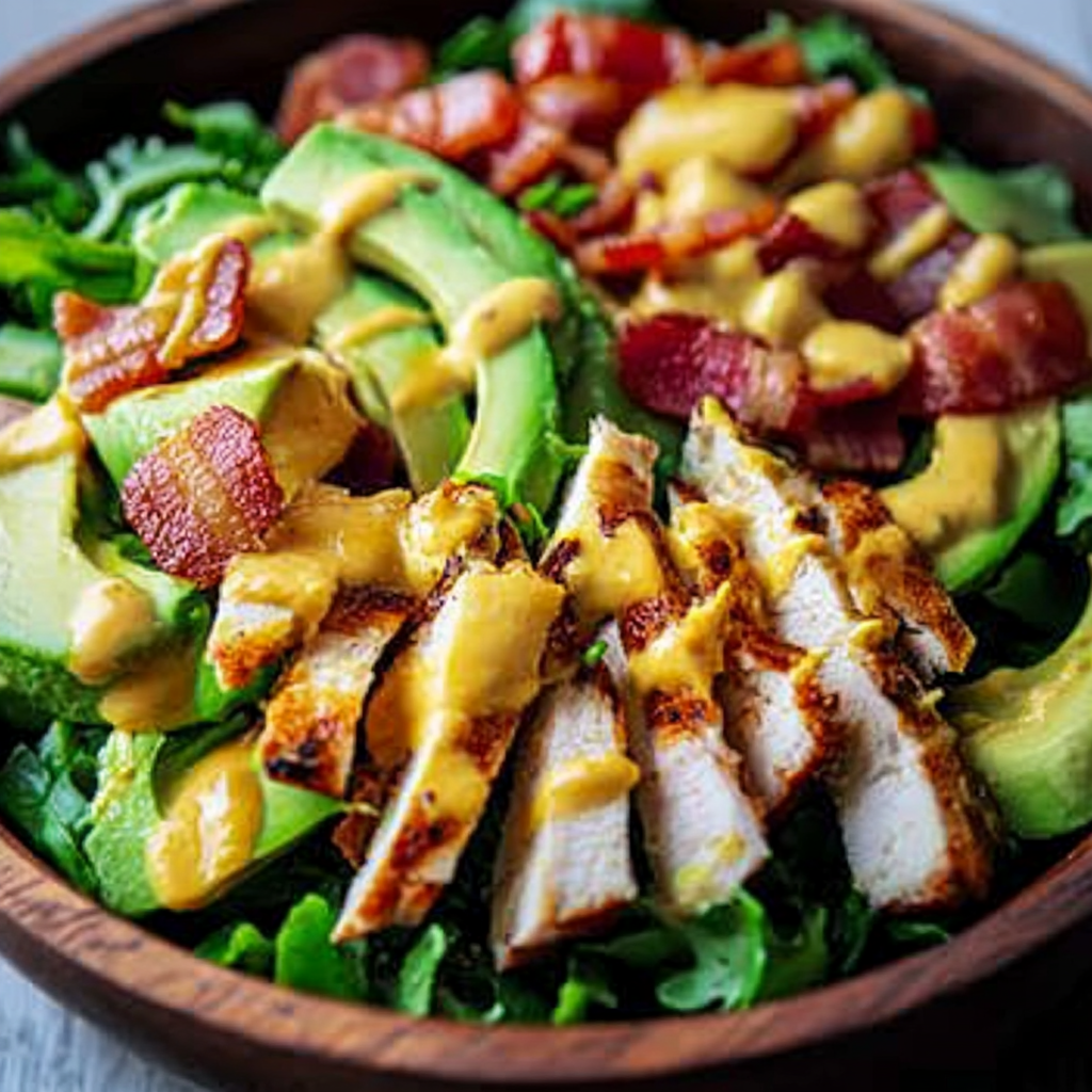 Celery Salad with Turkey Bacon and Avocado