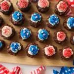 4th of July Brownie Bites