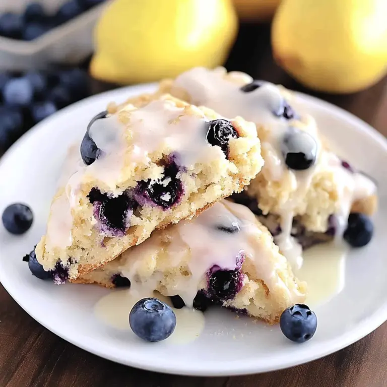 Amazing Lemon Blueberry Scones