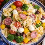 Bow Tie Pasta Salad Recipe (with Italian Dressing)
