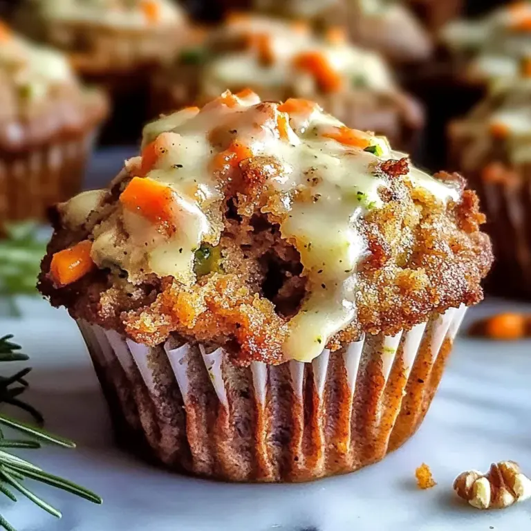 Carrot Cake Zucchini Muffins – Moist, Spiced & Packed with Veggies!