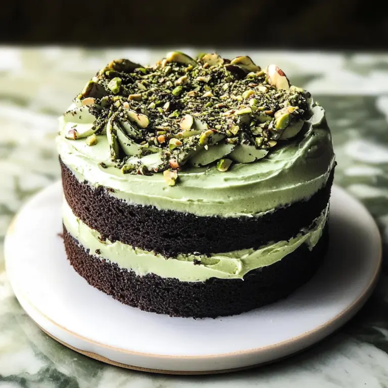 Chocolate Pistachio Cake