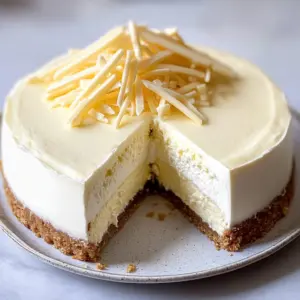 Creamy White Chocolate Cheesecake