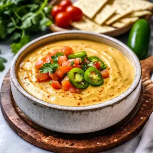 Crockpot Vegan Queso Dip (Party-Perfect!)