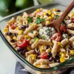 Easy High Protein Southwest Pasta Salad - Homefoodkitchen