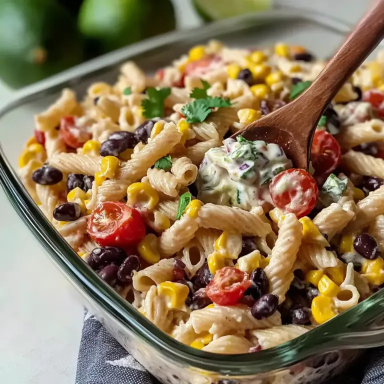 Easy High Protein Southwest Pasta Salad - Homefoodkitchen