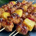 Flavorful Hawaiian Teriyaki Chicken Kabobs