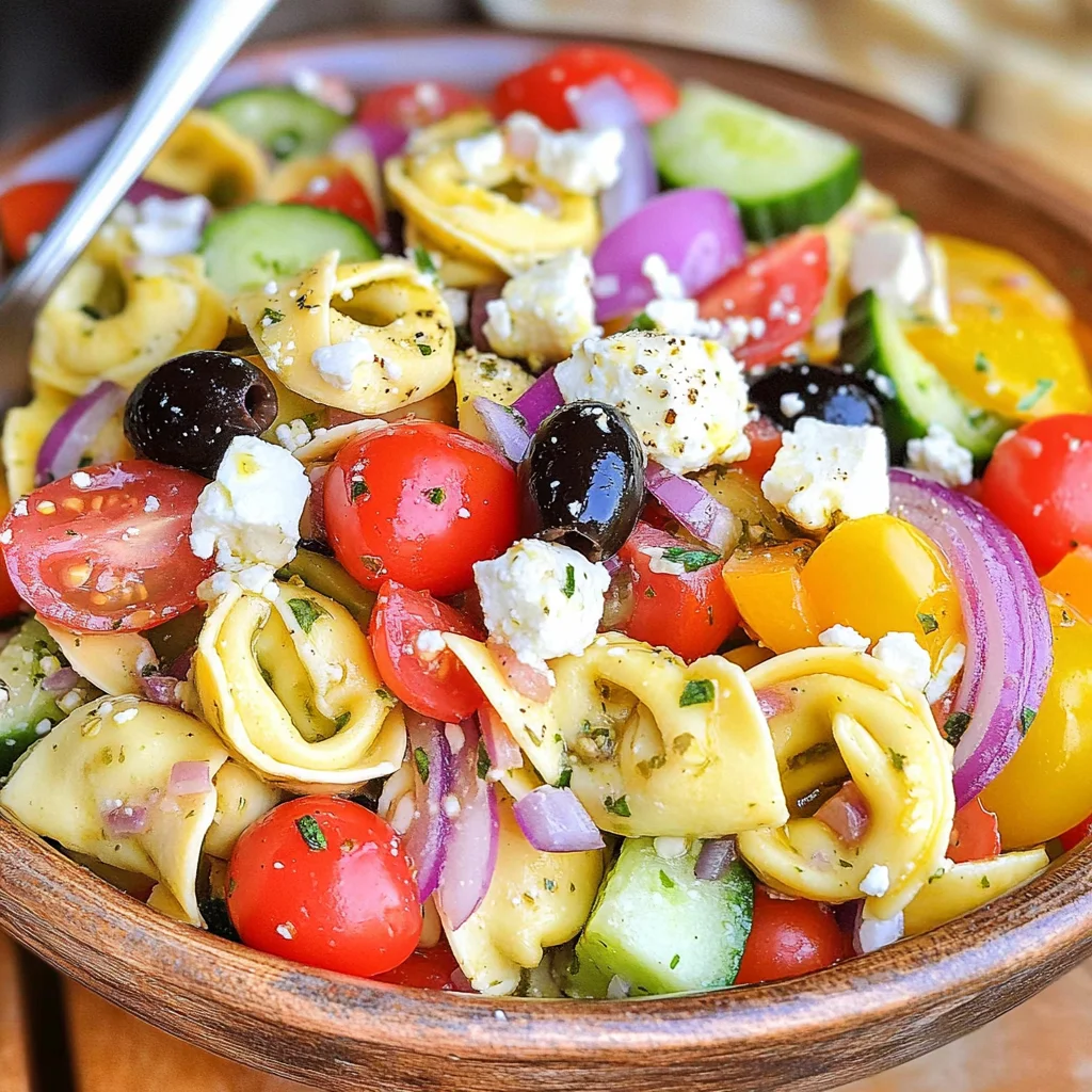Greek Tortellini Salad Recipe