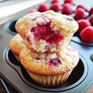 Greek Yogurt Raspberry Muffins