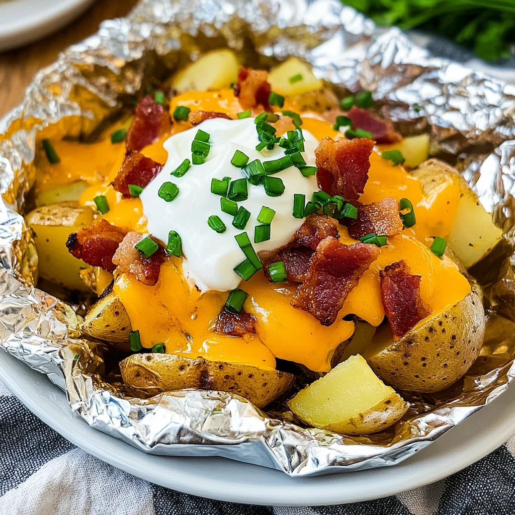 Grilled Potatoes in Foil