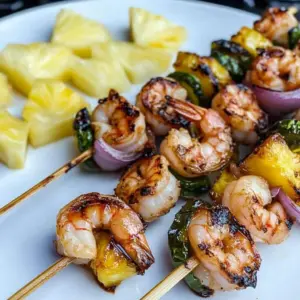 Grilled Teriyaki Shrimp Kebabs
