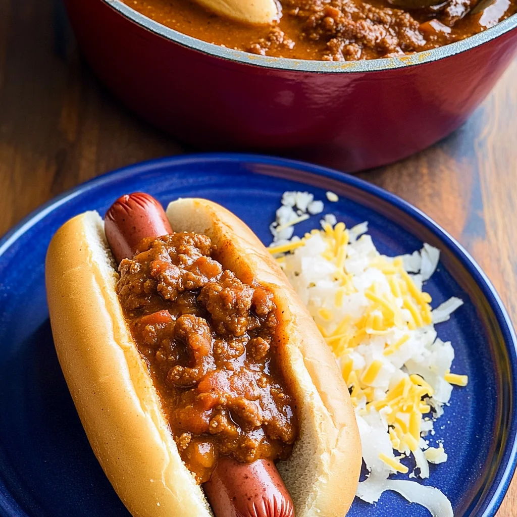 Homemade Hot Dog Chili