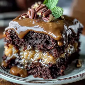 Irresistible German Chocolate Poke Cake Decadent Easy Recipe