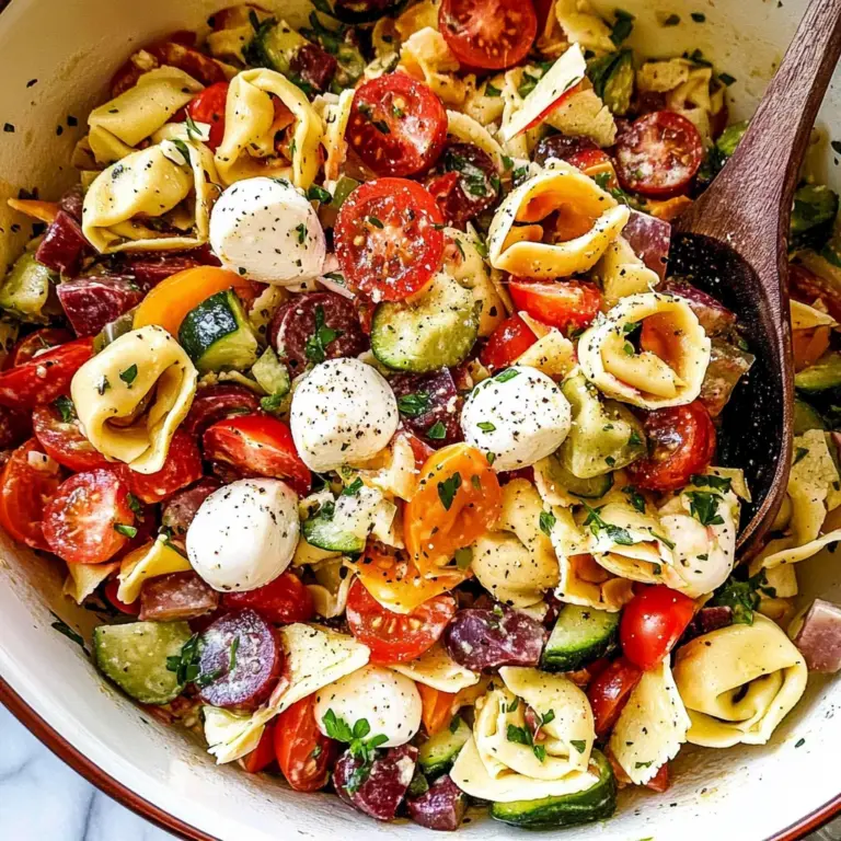 Italian Tortellini Pasta Salad