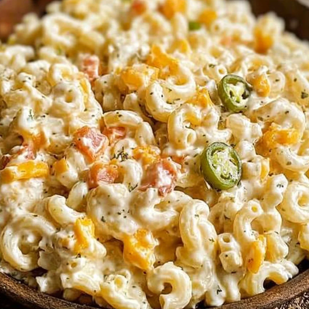 Jalapeno Popper Macaroni Salad