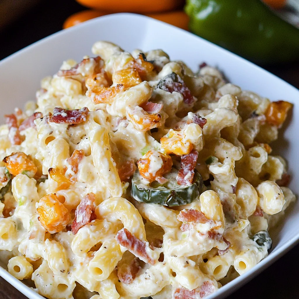 Jalapeño Popper Macaroni Salad Recipe