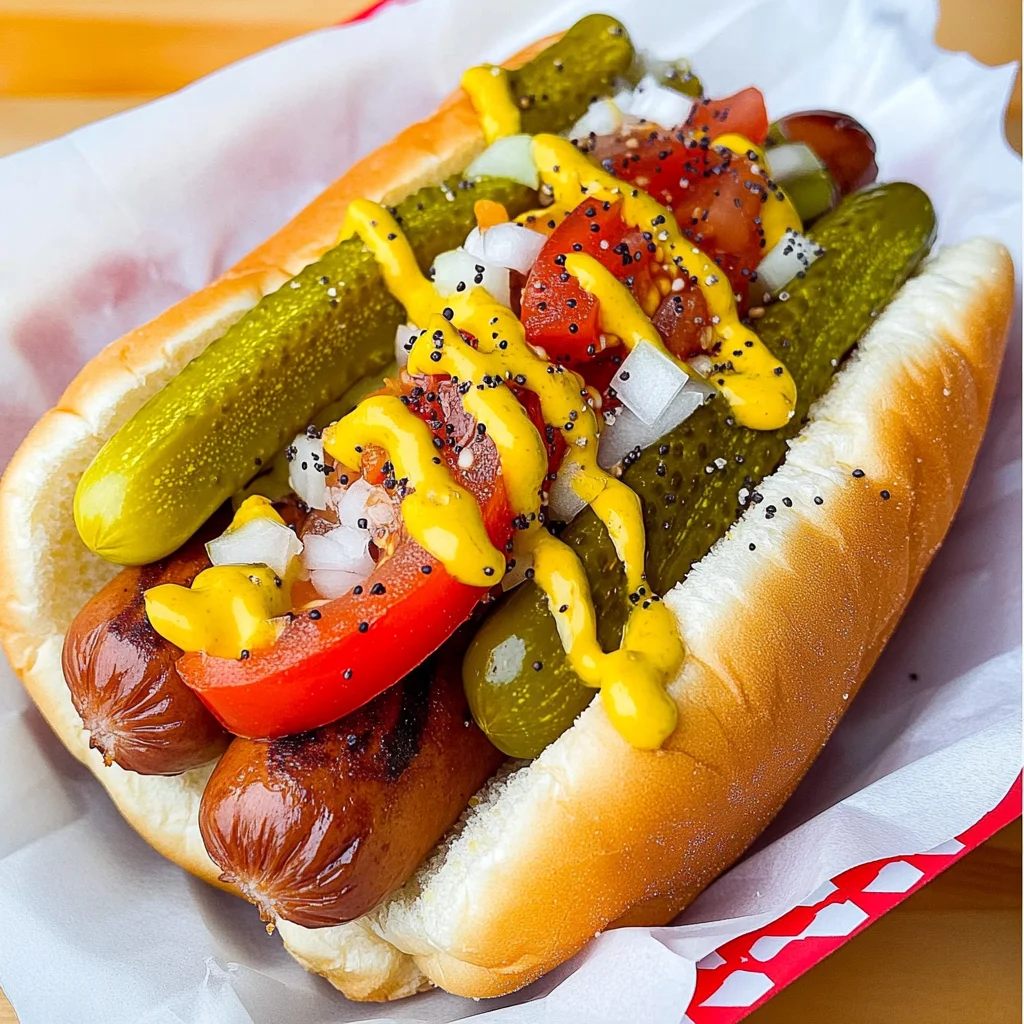 Keto Chicago Hot Dogs
