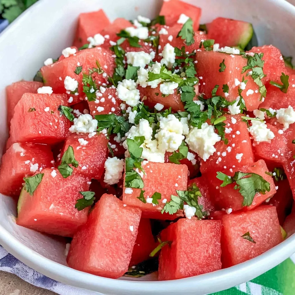 Mexican Watermelon Salad