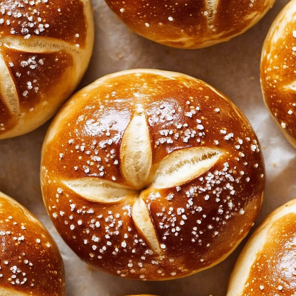 Pretzel Buns