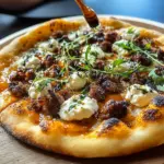 Sausage Ricotta Honey Hot Pizza in 5 Easy Steps for the Ultimate Sweet-Heat Slice