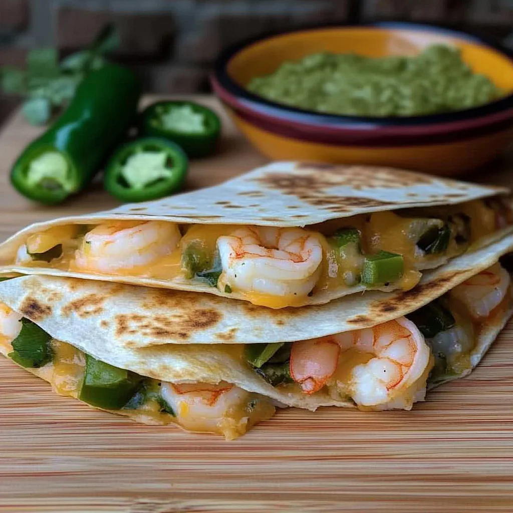 Shrimp and Jalapeño Quesadilla