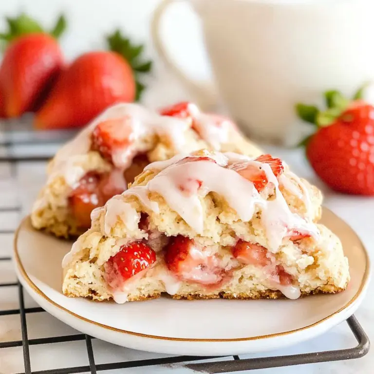 Strawberry Scones