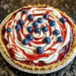 4th of July Swirl Pie