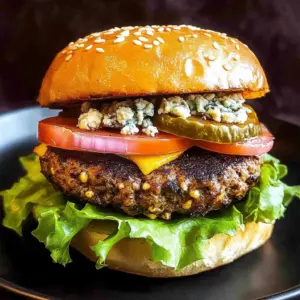 Black and Blue Burger Recipe