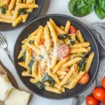 Creamy Tomato Spinach Pasta