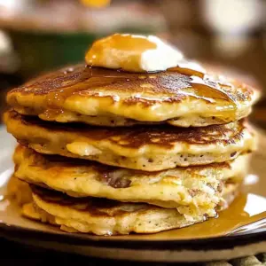 Maple Sausage Pancakes